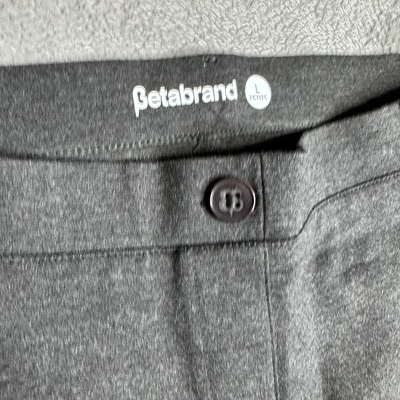Betabrand Classic Bootcut Dress Pant Yoga Pant Gray Women’s L Petite - Picture 10 of 10